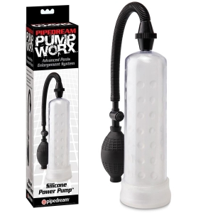 Silicone Penis Power Pump Clear Dick Pump by Pump Worx Main Image