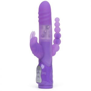 Dream Rabbit Rechargeable Silicone Triple Rabbit Vibrator Main Image