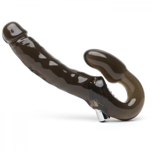 Double Dipper Vibrating Strapless Strap-On Dildo 7 Inch Main Image