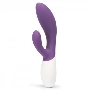 Ina Wave Luxury Rechargeable 10 Function Purple Rabbit Vibrator Main Image