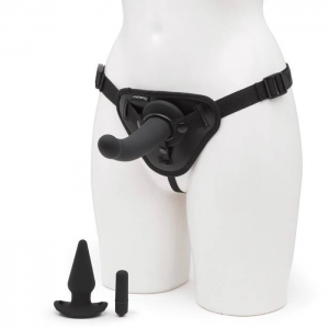 Dual Intentions Vibrating Dual Penetration Strap-On Kit Main Image