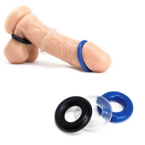 Multi Color Stretchy Stamina Boosting Cock Rings 3 Pack by Lynk Pleasure Main Image