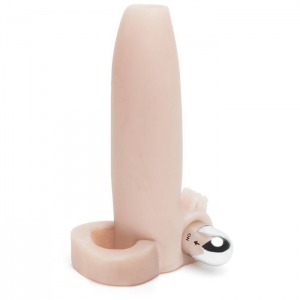 Real Feel Vibrating Penis Girth Enhancer with Ball Loop Main Image