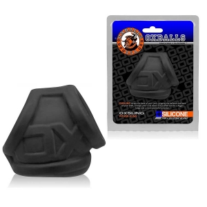 Oxsling Silicone Cock and Ball Stretcher Black Main Image
