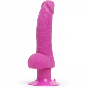 Shower Stud Realistic Suction Cup Dildo Vibrator with Balls Main Image