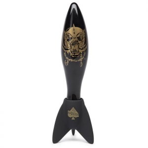 Bomber Black and Gold Rock Hard Glass Dildo Main Image