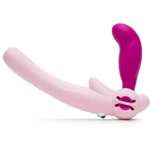 Double Delight Adjustable Vibrating Strapless Strap-On Dildo Main Image