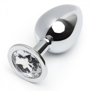 Jeweled Metal Medium Butt Plug 3 Inch Main Image