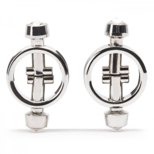 Metal Worx Magnetic Crystal Tip Nipple Clamps Main Image