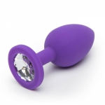Sweet Sensation Small Clear Crystal Butt Plug 2.5 Inch Main Image