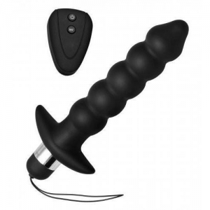 Wireless Black Remote Vibrating Anal Beads  Main Image