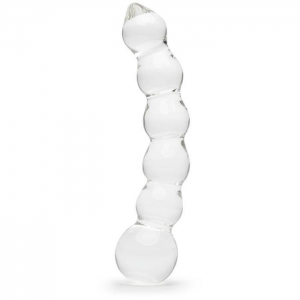 Beaded Sensual Glass Dildo  Main Image