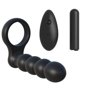 Remote Control Double Penetrator Vibrating Cock Ring  Main Image