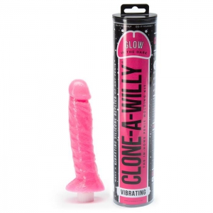Clone-A-Willy Glow In The Dark Vibrator Molding Kit Pink Main Image
