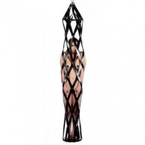 Hanging Leather Strap Cage Main Image