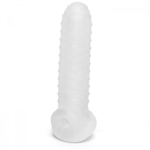 Fat Boy Checker Textured 6.5 Inch Penis Sleeve with Ball Loop Main Image
