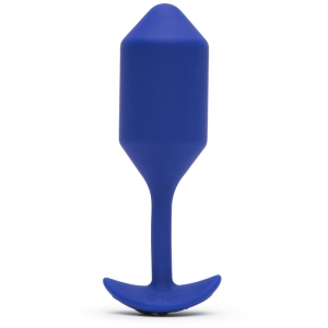 Vibrating Snug Plug XL Weighted Silicone Butt Plug 4 Inch Main Image