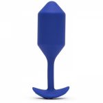 Vibrating Snug Plug XL Weighted Silicone Butt Plug 4 Inch Main Image