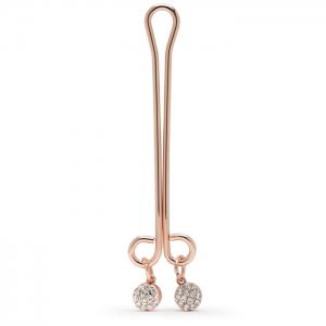 Entice Rose Gold Crystal Clitoral Pleasure Clip Main Image