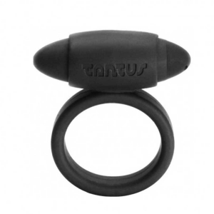 Silicone Vibrating Cock Ring Super Soft Black C-Ring for Men Main Image
