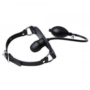 Silencer Inflatable Locking Silicone Penis Gag Main Image