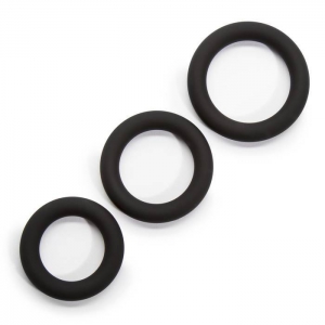 Get Hard Extra Thick Silicone Cock Ring Set (3 Count) Main Image