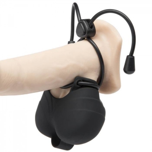 Adjustable Cock Ring with Ball Bag Main Image