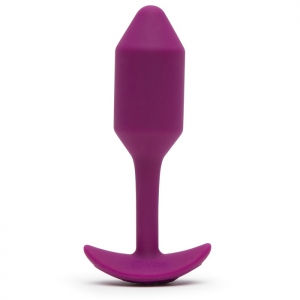 Vibrating Snug Plug Medium Weighted Silicone Butt Plug 3 Inch Main Image