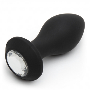 Power Gem Rechargeable Vibrating Silicone Butt Plug 3 Inch Main Image