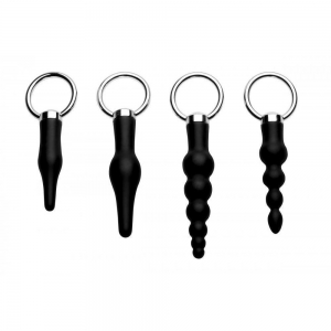4 Piece Anal Rimmer Ringed Silicone Set Main Image