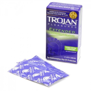 Extended Pleasure Condoms (12 Count) Main Image
