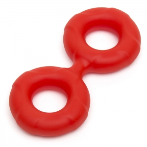 Double Vision Silicone Cock and Ball Ring Main Image