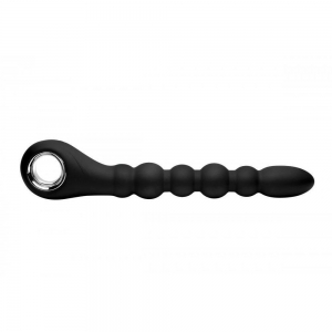 Dark Sceptor 10X Vibrating Silicone Anal Beads Main Image