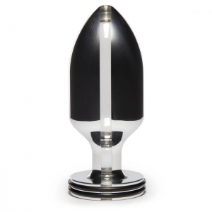Bi-Polar Intruder Electrosex Metal Butt Plug 4.5 Inch Main Image