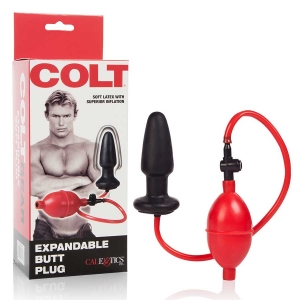 Expandable Red Butt Plug for Men by Colt Main Image