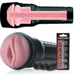 Pink Lady Vibro Vibrating Male Masturbator Main Image