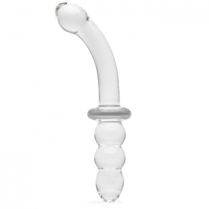 Ribbed G-Spot Sensual Glass Dildo Main Image
