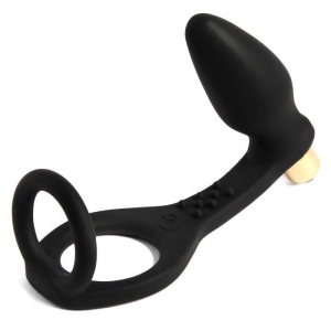 Ro-Zen 7 Function Double Cock Ring and Vibrating Butt Plug Main Image