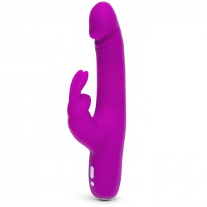 Slimline Realistic Rechargeable Rabbit Vibrator Main Image