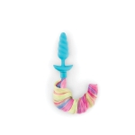 B-Vibe Unicorn Butt Plug Tail Main Image