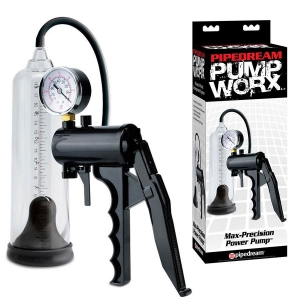 Max Precision Penis Pump & Gauge | Professional Male Enhancing Power Pump Kit Main Image
