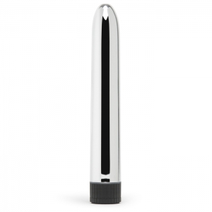 Silver Seducer Classic Vibrator 6 Inch Main Image