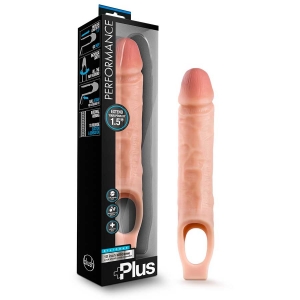 10 Inch Penis Sleeve | Performance Plus Silicone Vanilla Extender Main Image