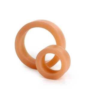 The C-Rings Platinum Premium Silicone Tan Cock Ring Set by Doc Johnson Main Image