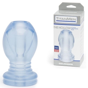 The Hollow Tunnel Anal Plug 4.5 Inch Clear Hollow Butt Plug by TitanMen Main Image