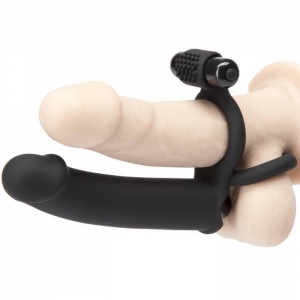 Double Fun Vibrating Double Penetration Strap-On Main Image