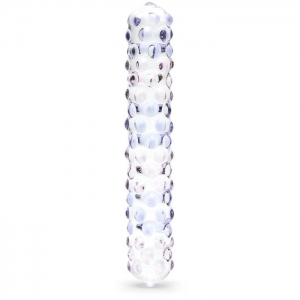 Nubby Textured Sensual Glass Dildo Main Image