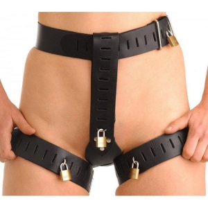 Deluxe Locking Womens Chastity Belt - Medium/Large Main Image