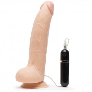 Girthy Extra Quiet Suction Cup Dildo Vibrator Main Image